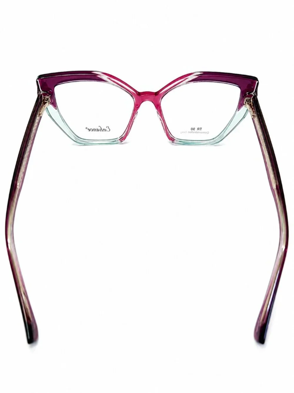 Enhance EN4488 Purple Crystal 54-17-150 Eyeglass Frames - Picture 6 of 10